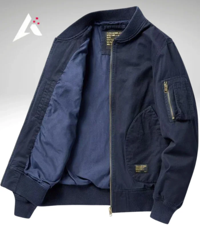 Men's Classic Bomber Jacket - Image 4