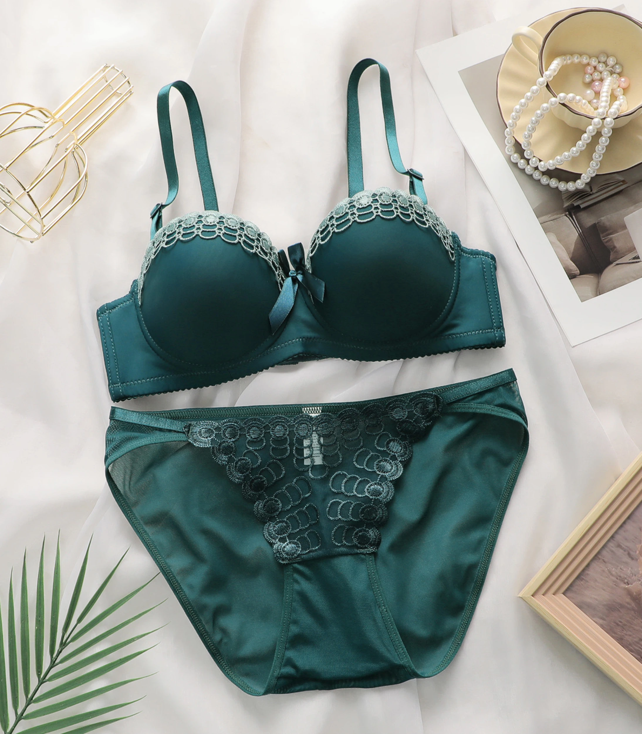 3 (2) Lace Bra & Panty Set - Image 3