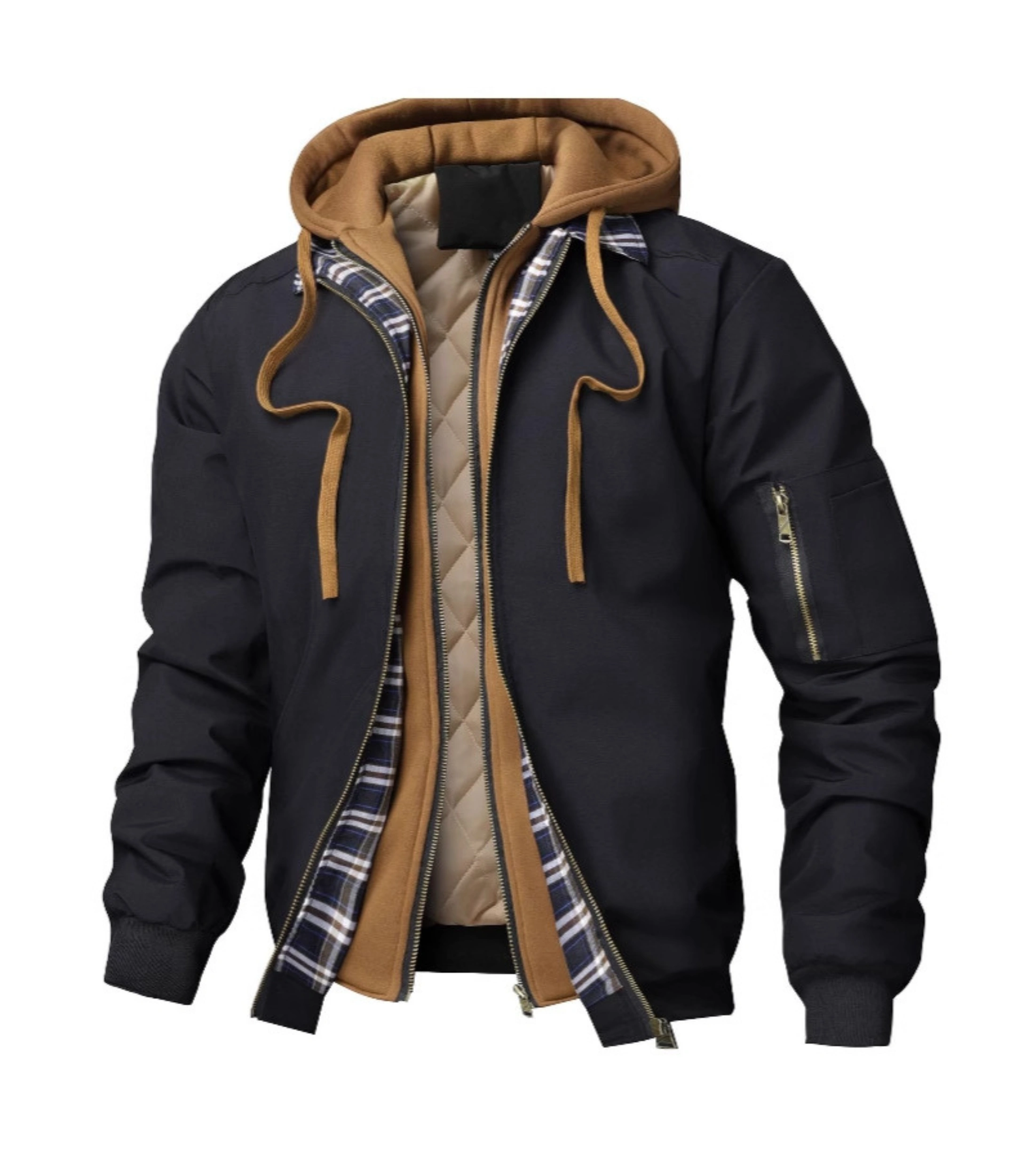 3 (6) Women's Faux Layered Cardigan Sweater - Image 2