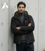 Premium Men’s Arctic Fleece-Lined Winter Parka - Onyx Black