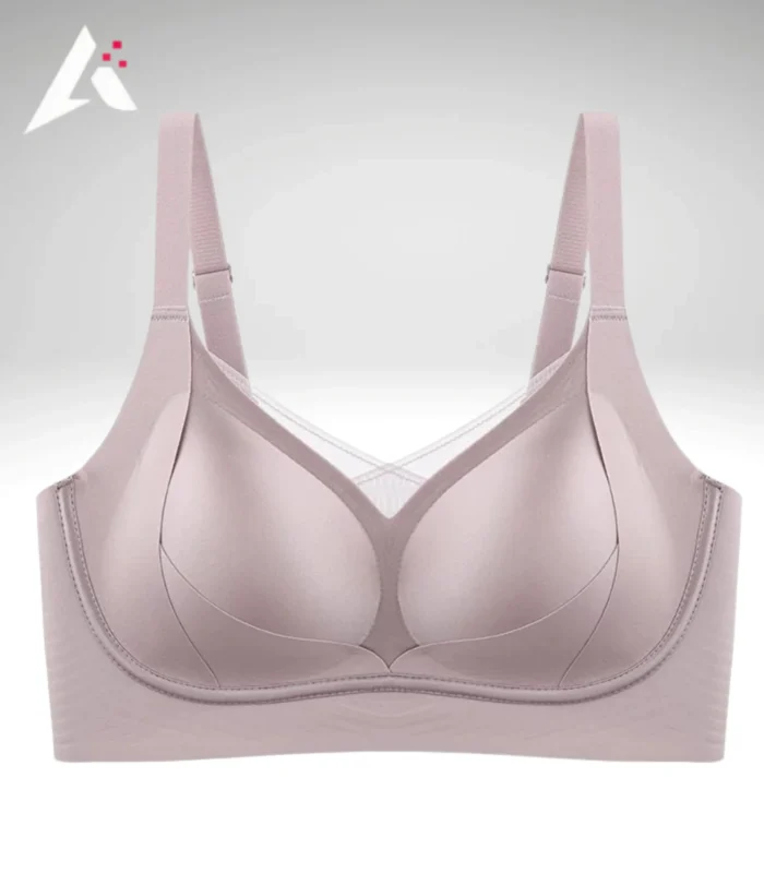 Women's Seamless Vest Comfortable Push-Up Side-Closing Bra - Image 3