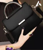 Leather Bag Crossbody Shoulder Bag Solid Color