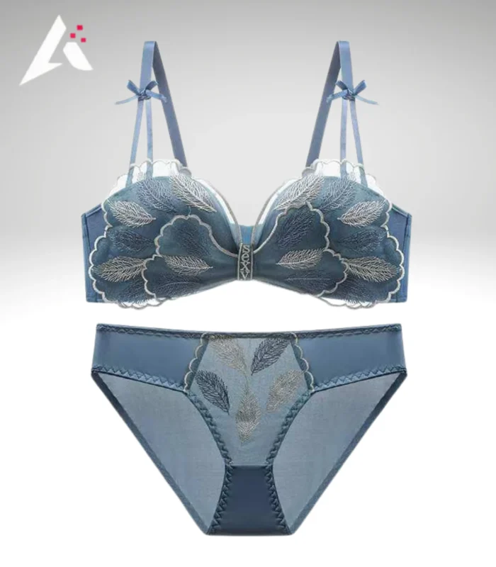 small chest push up flat chest special embroidered Bra - Image 5